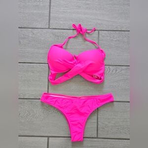 Vibrant Pink Bikini Set